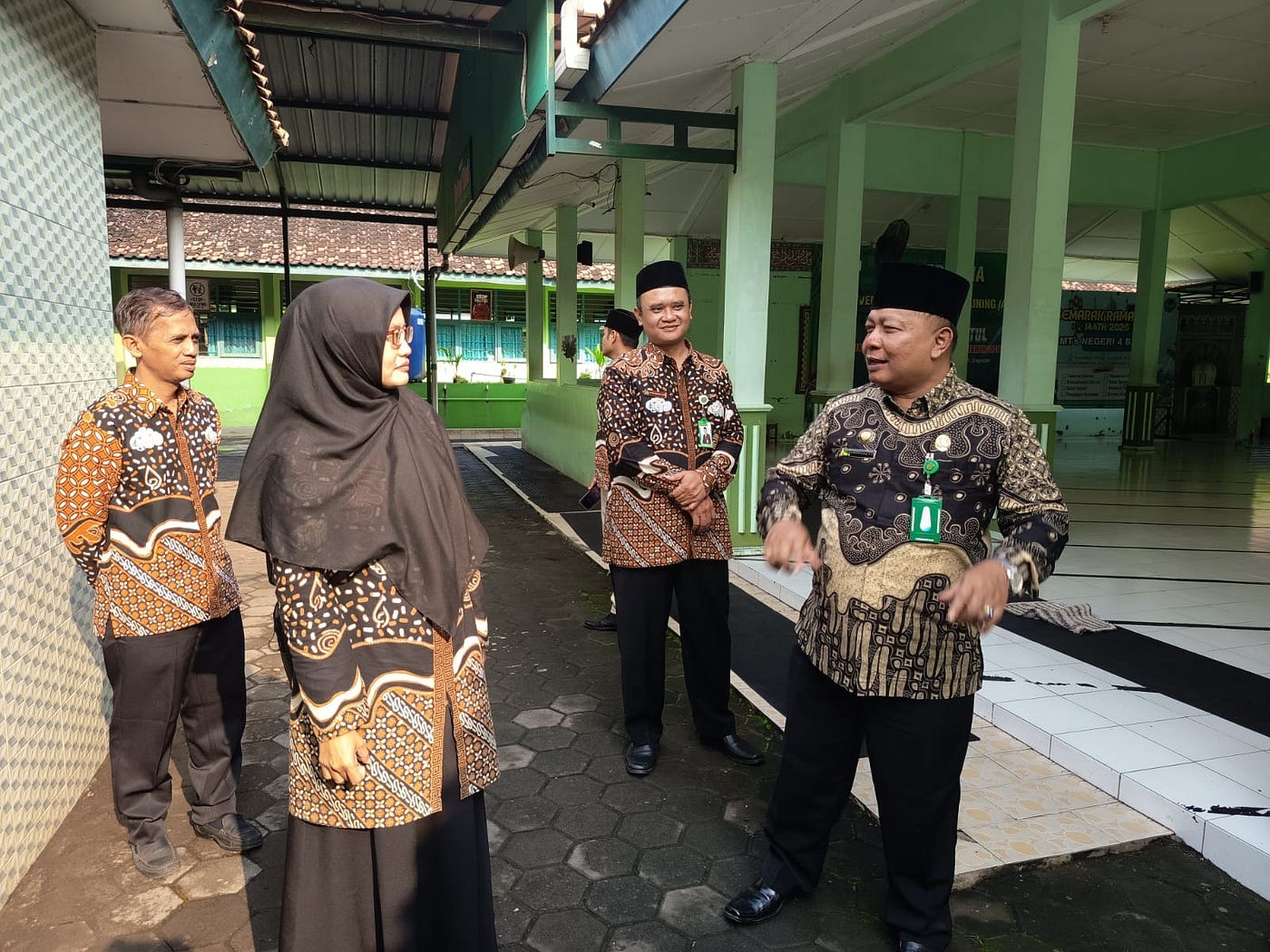 Pastikan TKA Berjalan Optimal, Kakankemenag Bantul Tinjau Langsung MTsN 4 Bantul