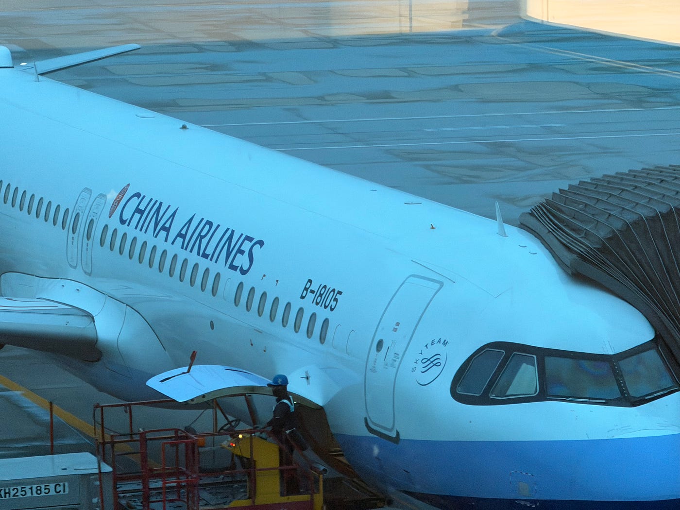 中華航空A321neo商務艙(首爾至台北)