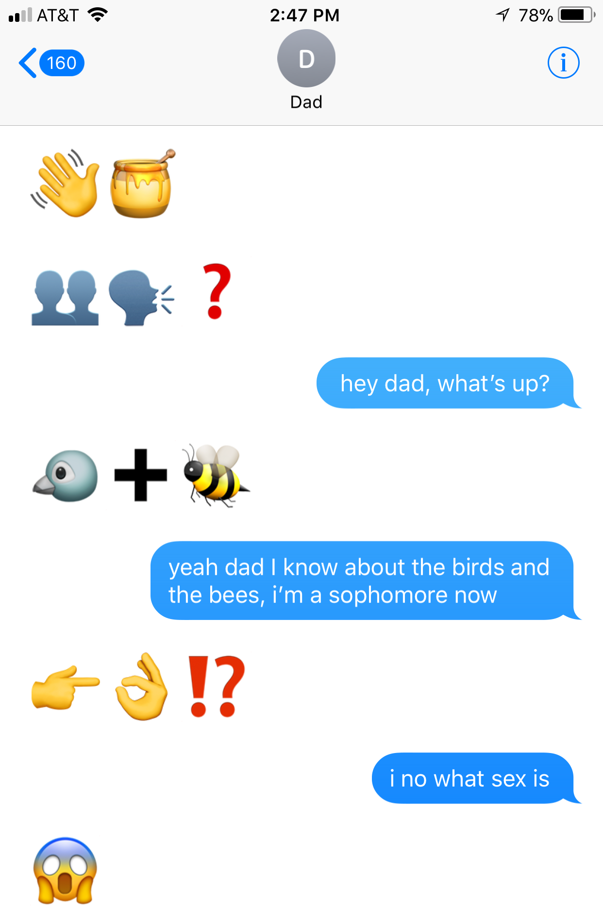 real talk emoji text messages