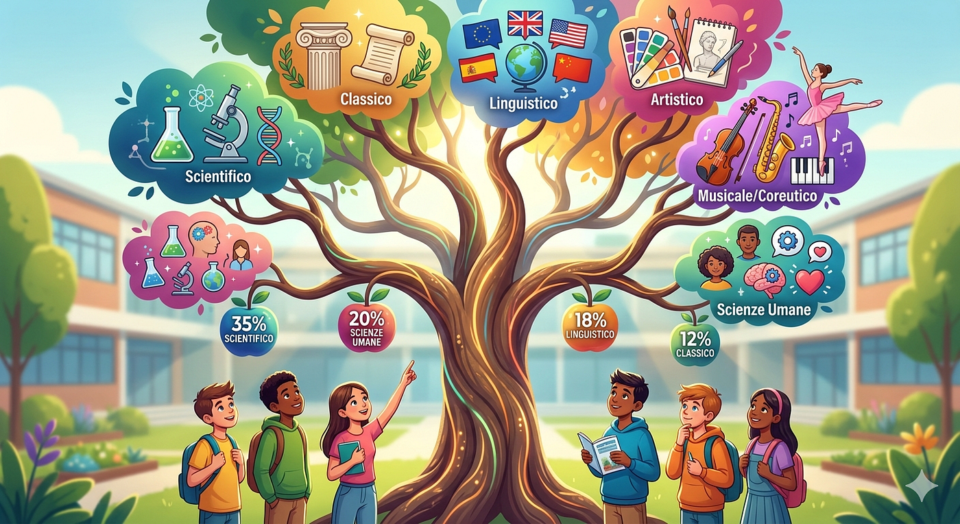 Cosa ci aspetta dopo le Scuole Medie? Un rapido viaggio nelle scuole secondarie di secondo grado.