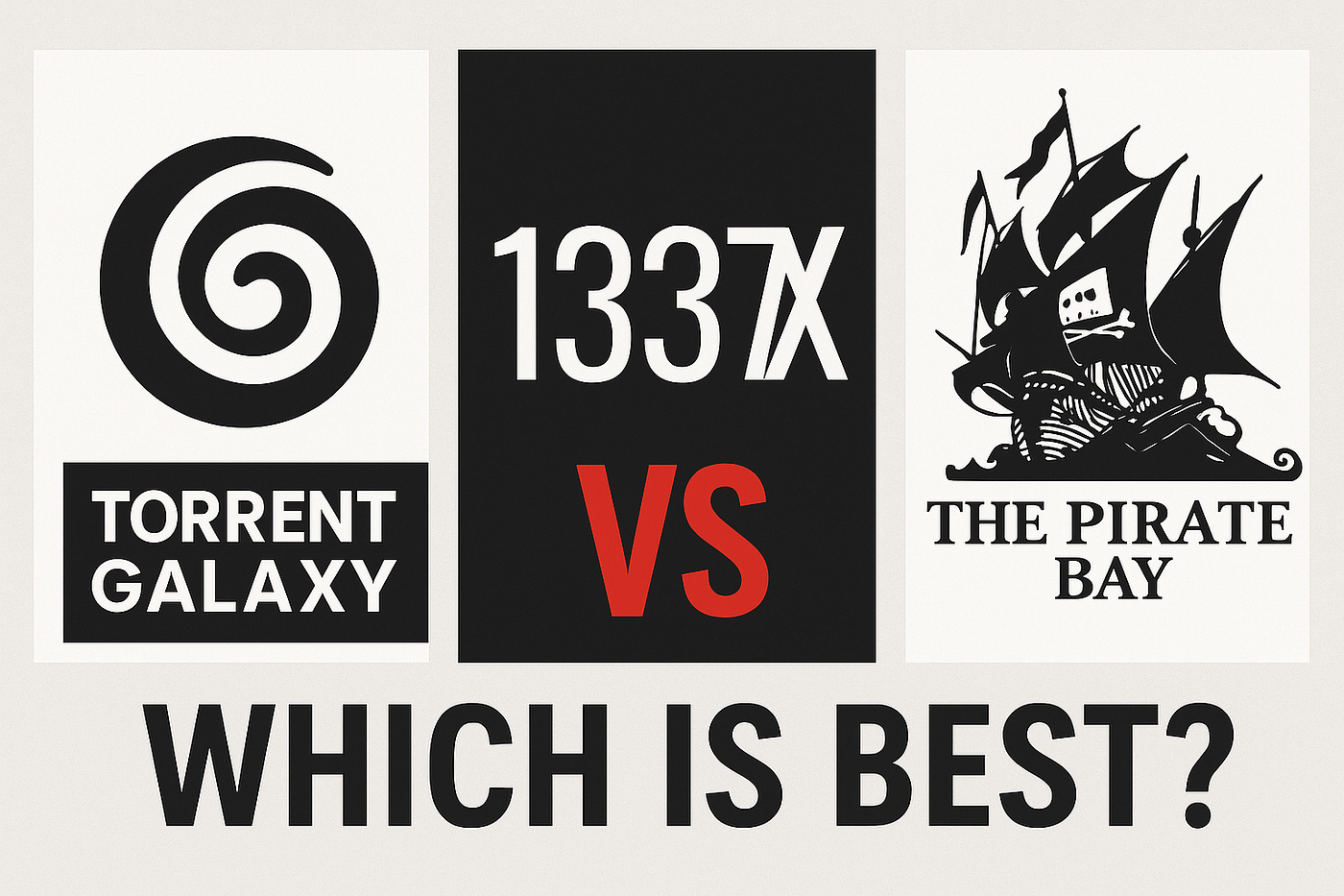 TorrentGalaxy vs 1337x vs Pirate Bay: Which Is Best?