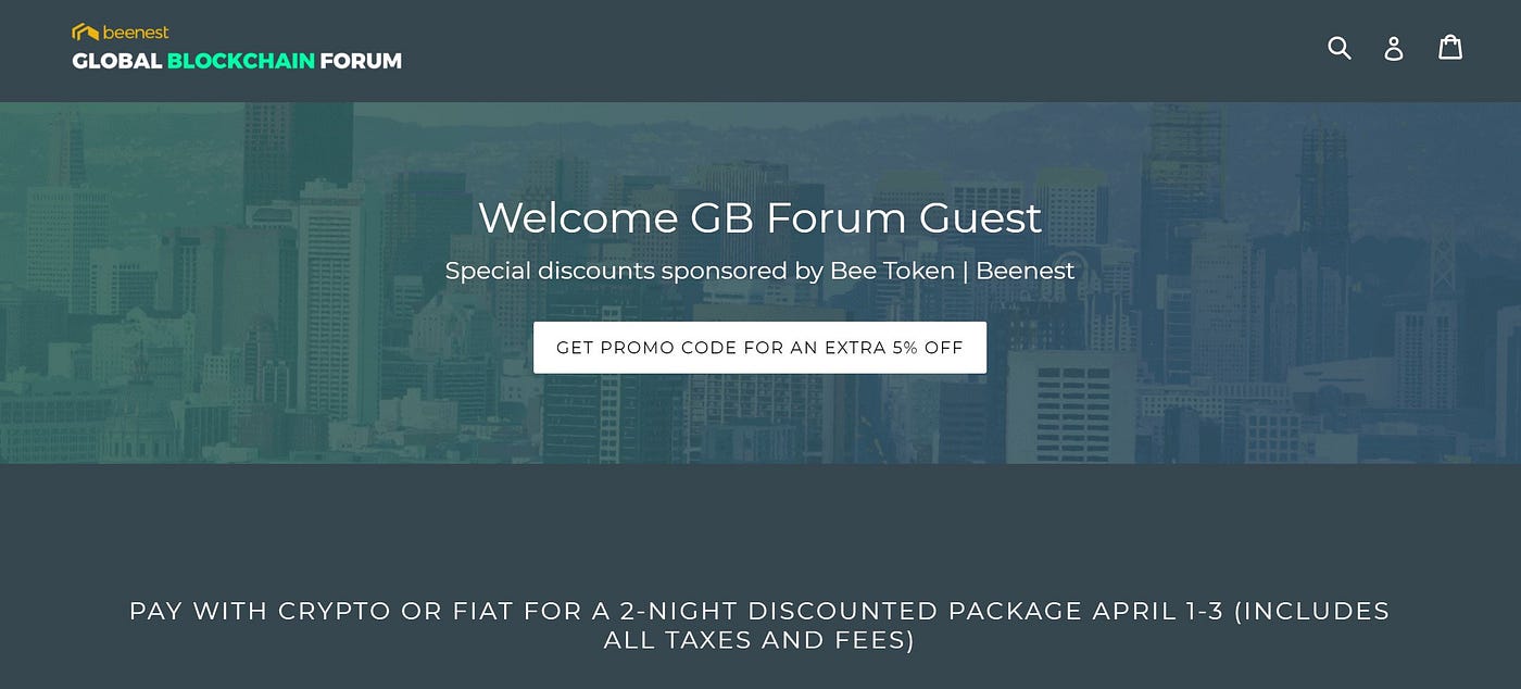 Bee Token is the “Official accommodation partner for the Global Blockchain  Forum” | by The Bee Token | Medium
