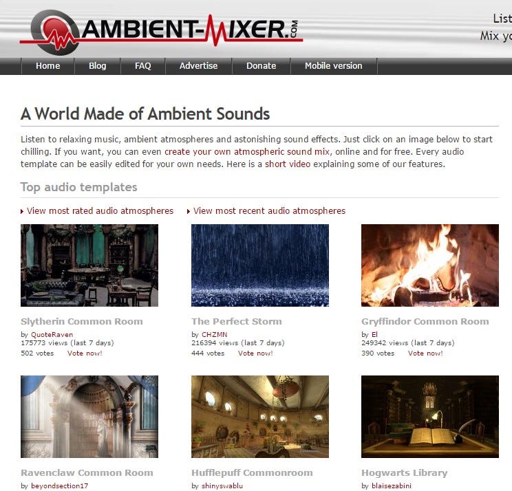 The Best Ambient Noise Generators for Creative Work | Mission.org