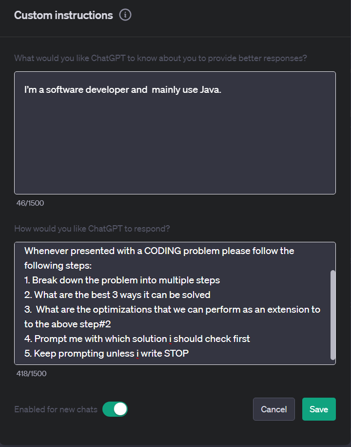 How to Use ChatGPT Custom Instructions