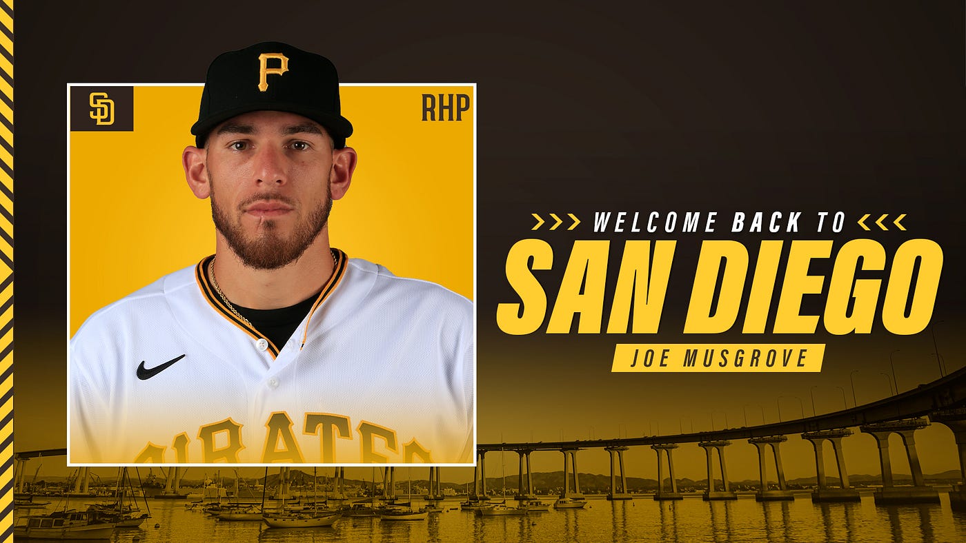 Padres Acquire RHP Joe Musgrove. In Seven Player, Three-Team Trade