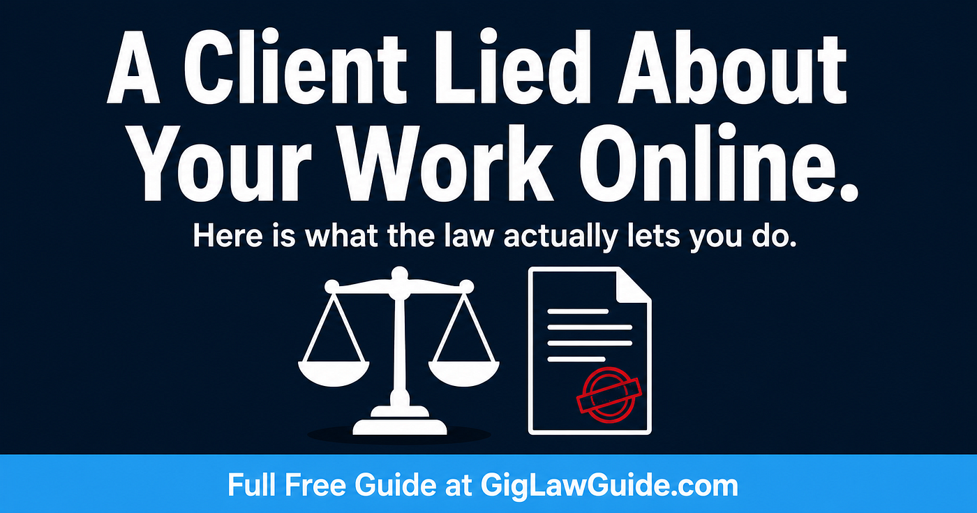The Freelancer’s Guide to Fighting Back When a Client Destroys Your Reputation Online