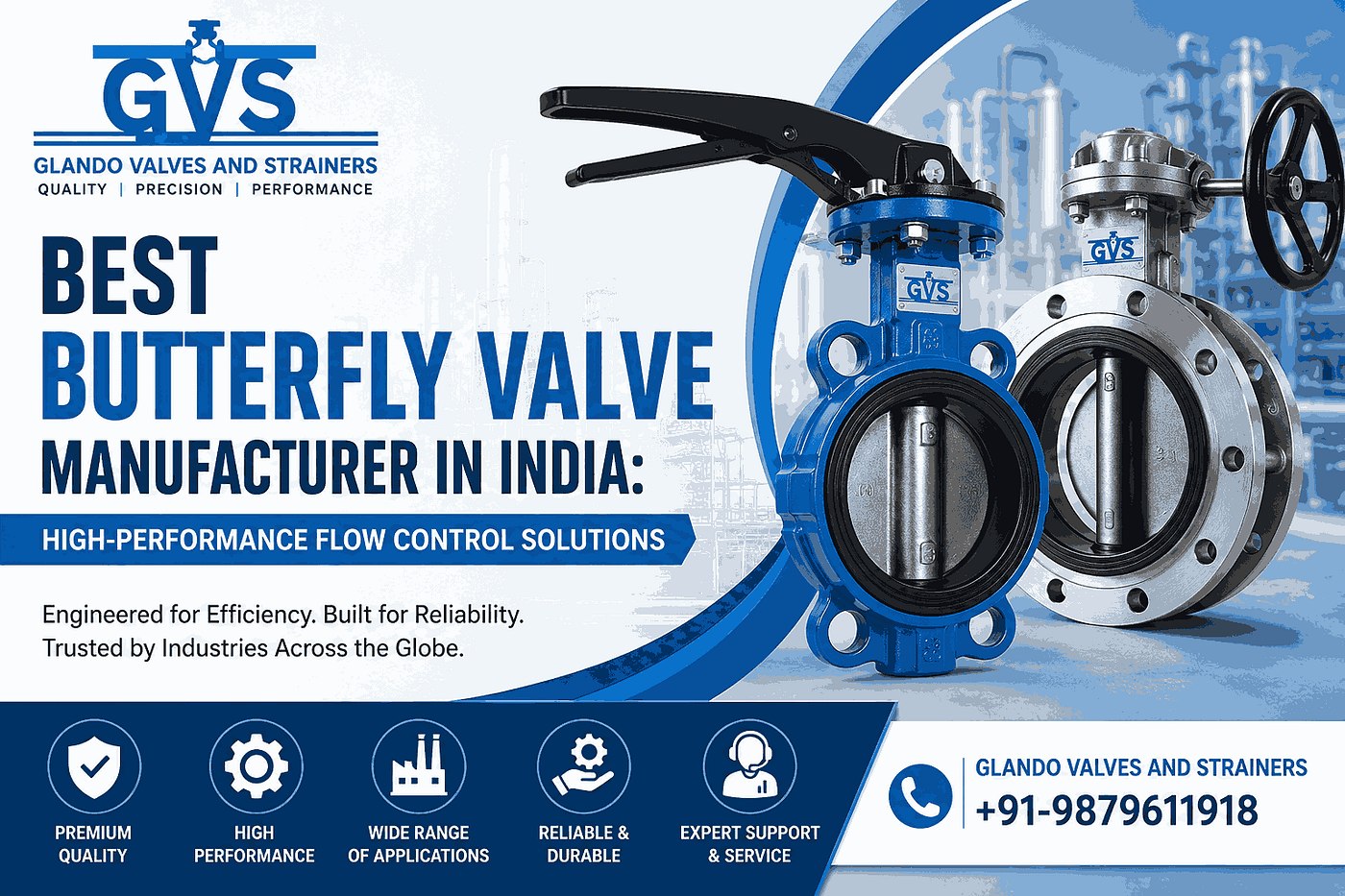 Best Butterfly Valve Manufacturer in India: High-Performance Flow Control Solutions