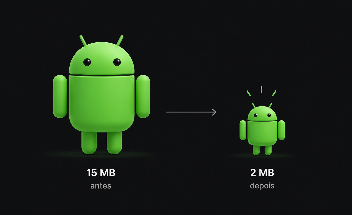 Como reduzir o tamanho do APK usando Google Play Services