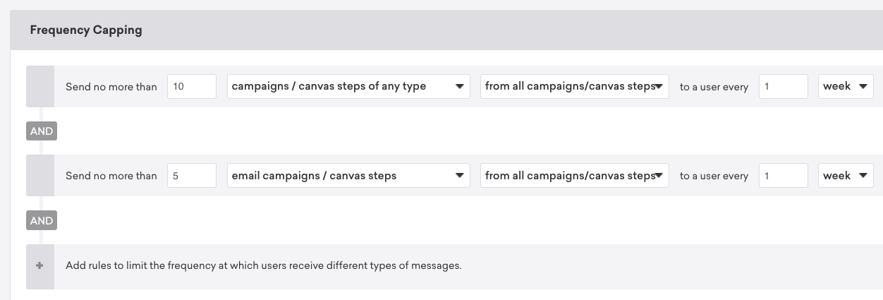 Braze Campaigns Frequency Capping by For Now Marketing Blog