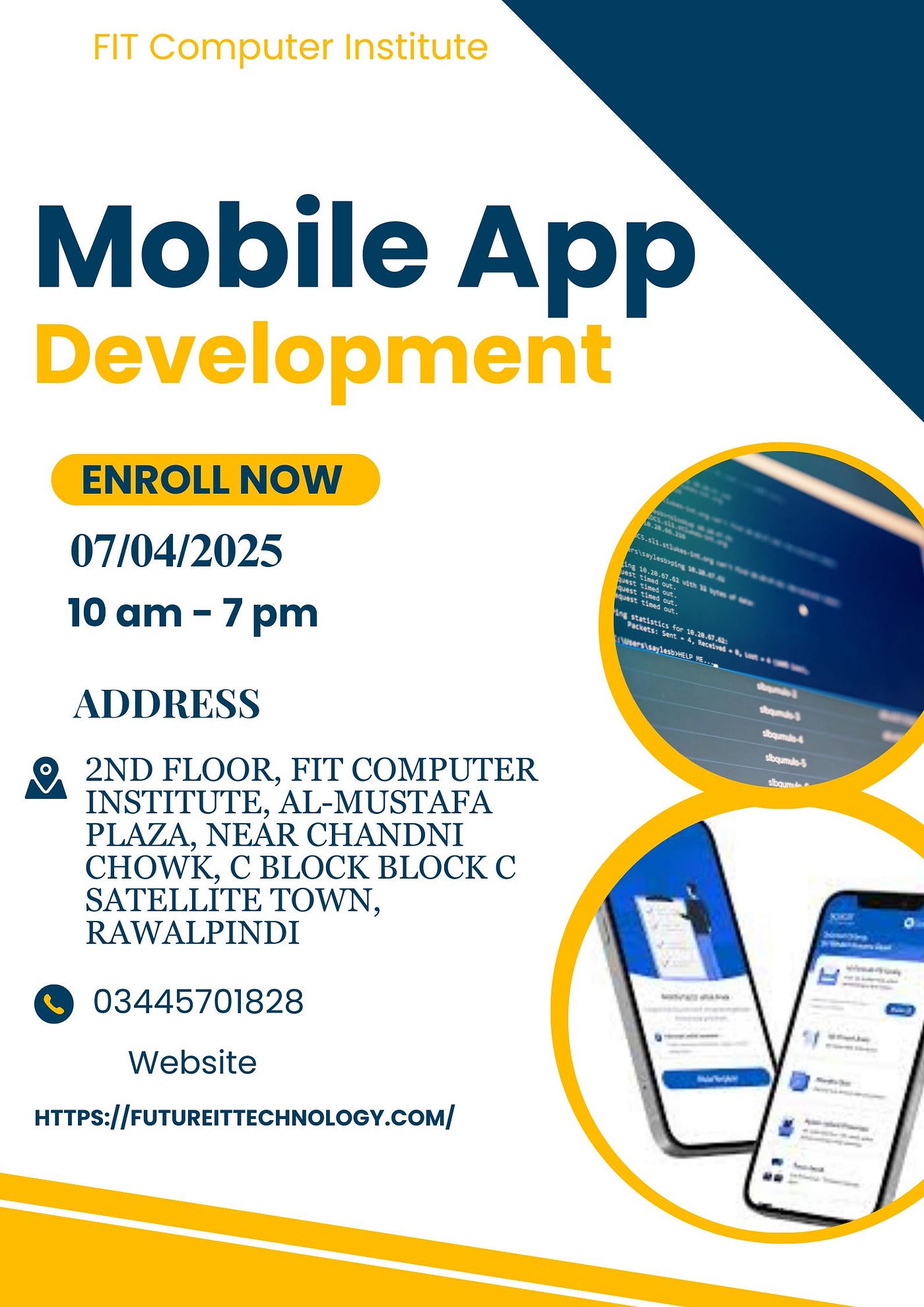 Android App Development Courses In Rawalpindi & Islamabad