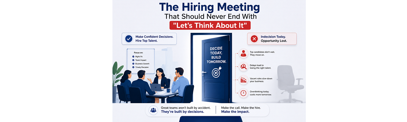 The Hiring Meeting That Should Never End With “Let’s Think About It”