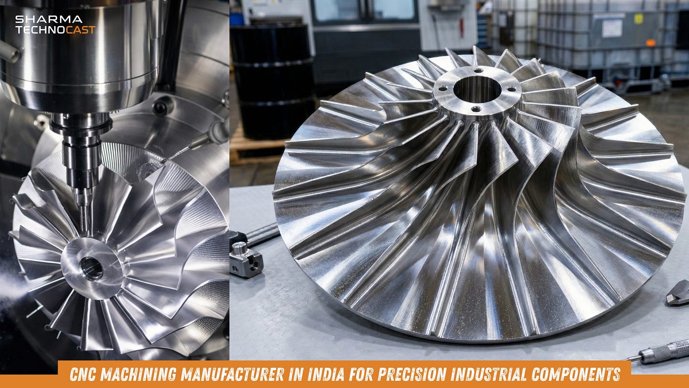 CNC Machining Manufacturer in India for Precision Industrial Components