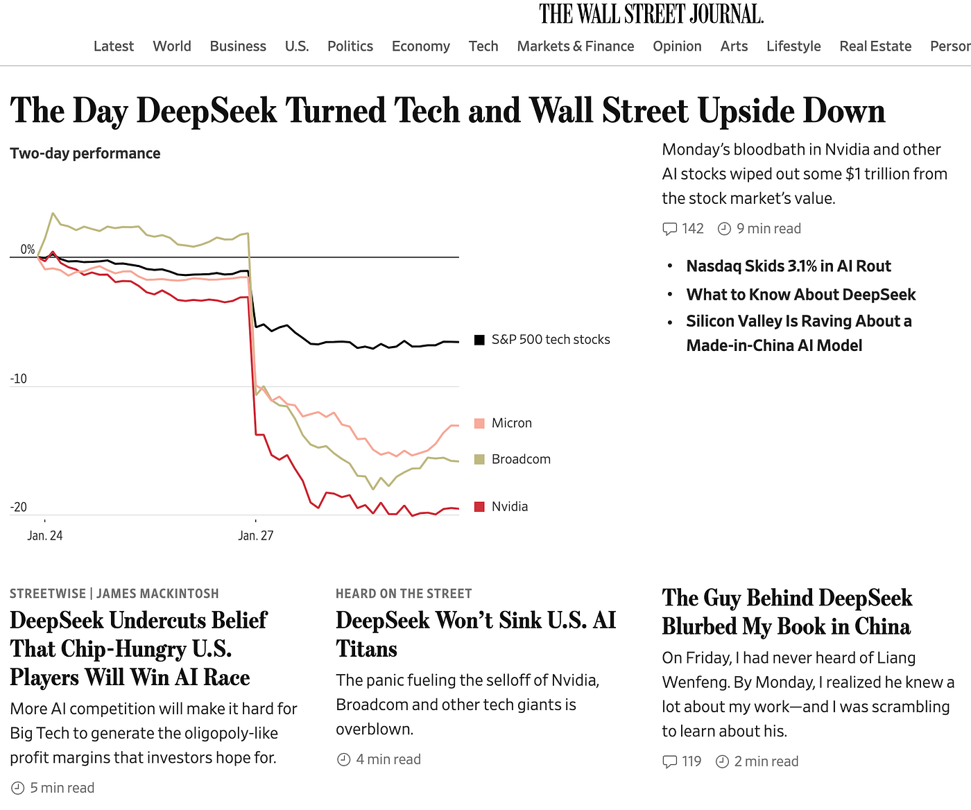 Wall Street panic over DeepSeek exaggerated | by Michiel Frackers | Medium