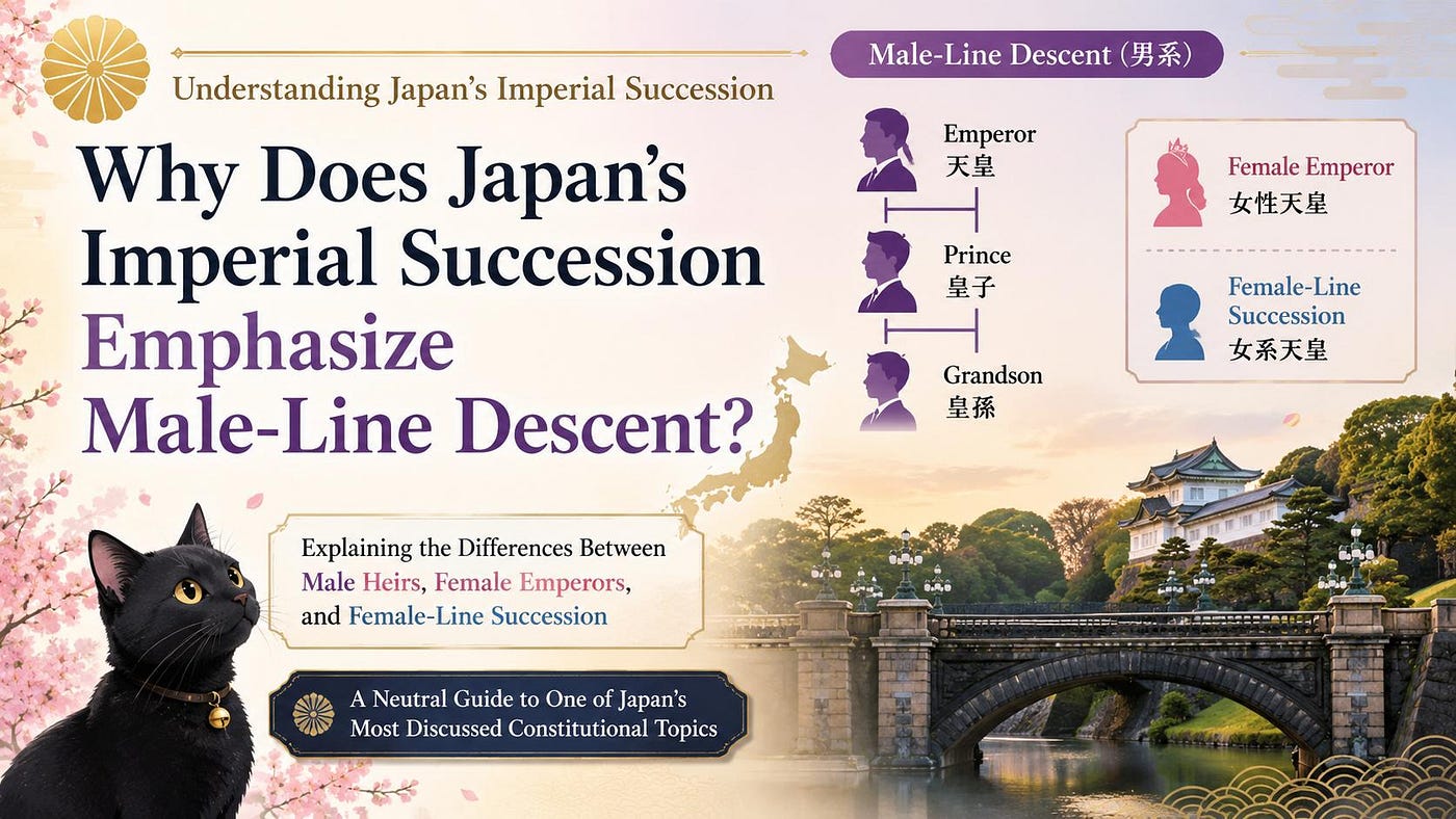 Why Does Japan’s Imperial Succession Emphasize Male-Line Descent?