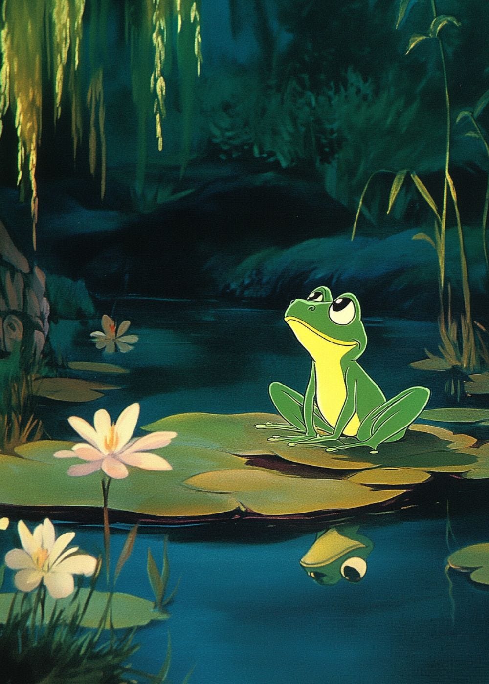 Disney Frog on a Lily Pad