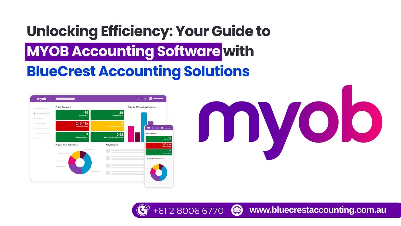 Unlocking Efficiency: Your Guide to MYOB Accounting Software with BlueCrest Accounting