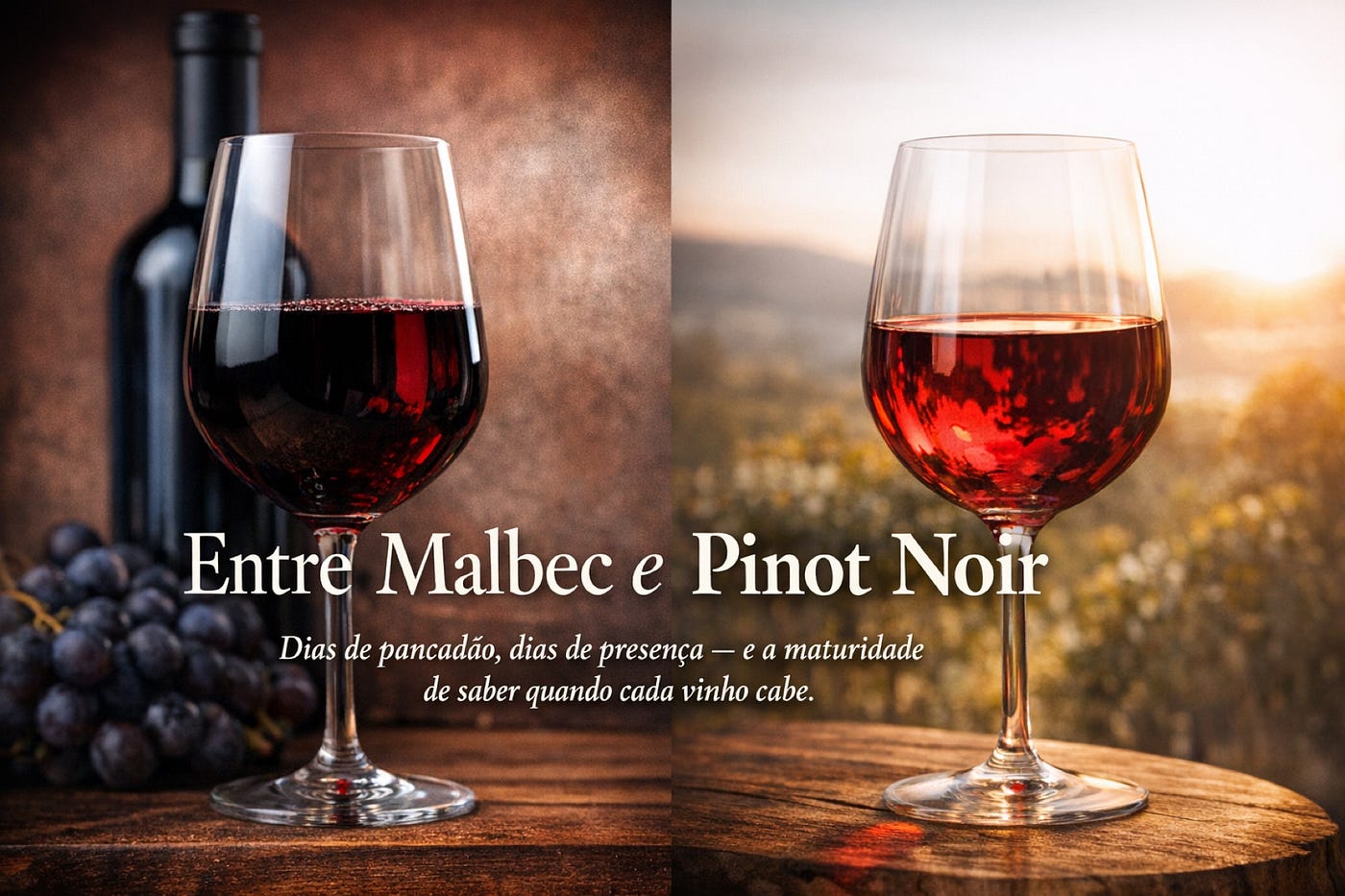 🍇Entre Malbec e Pinot Noir