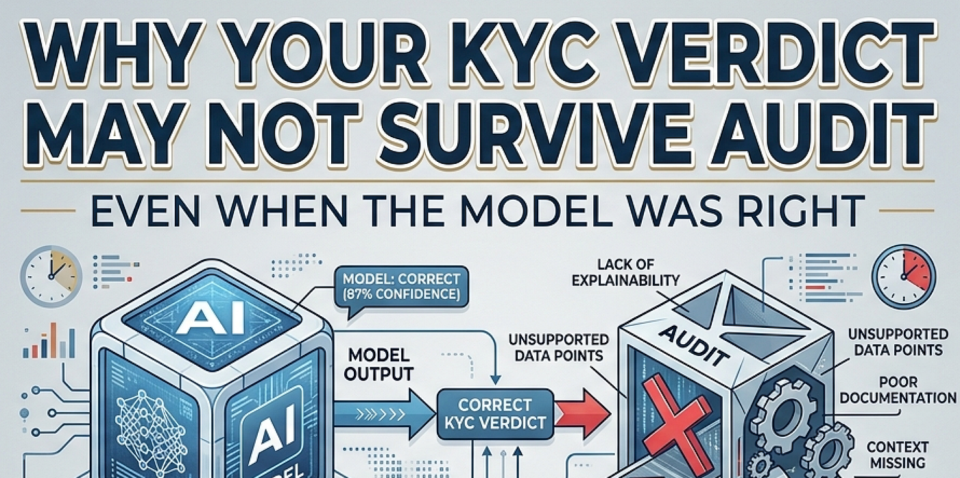Why Your KYC Verdict May Not Survive Audit — Even When the Model Was Right