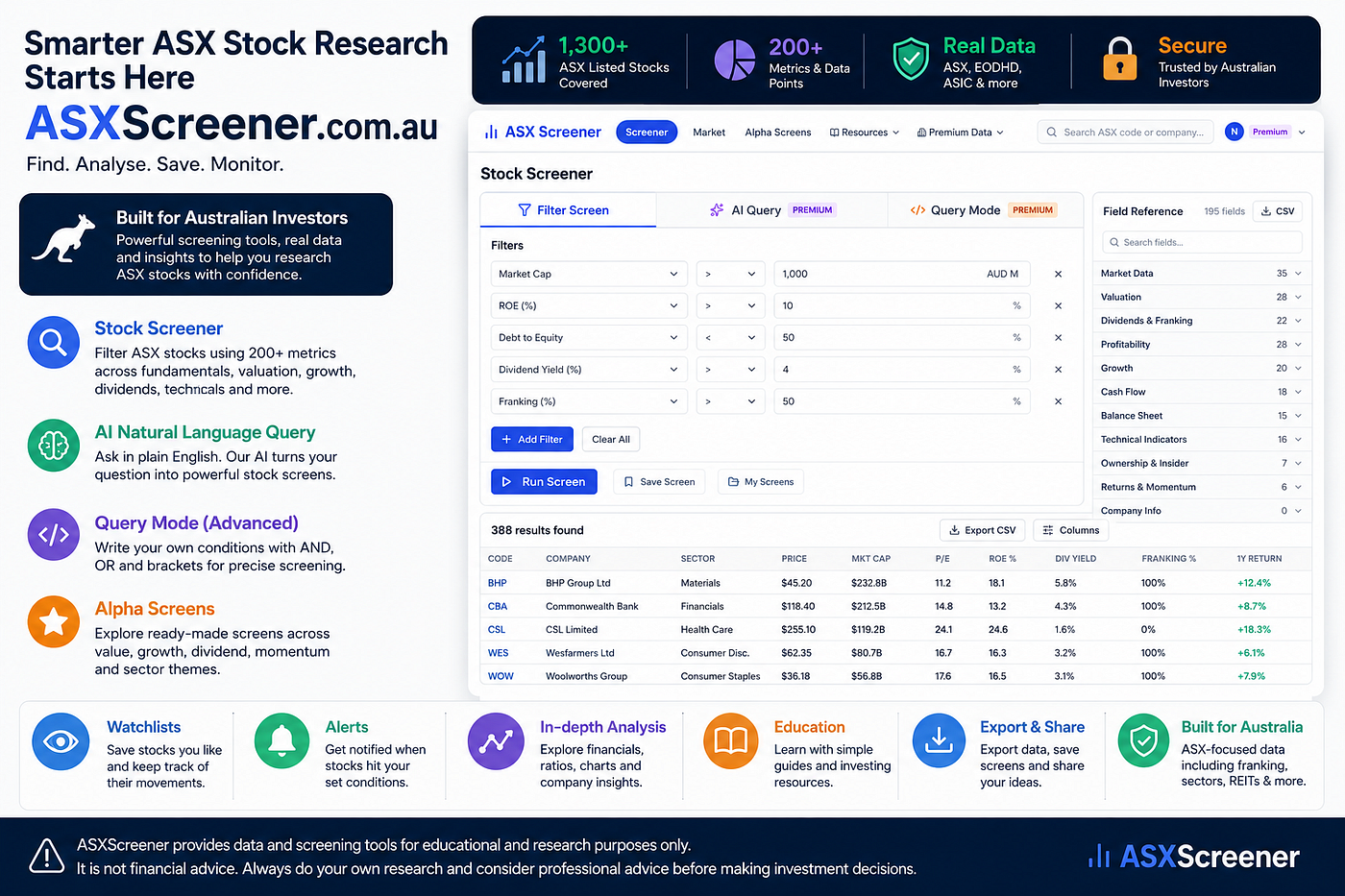 A Simple Tool To Help Retail Investors Research ASX Stocks