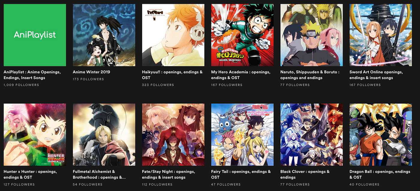 Anime Openings, Endings, Insert Songs - playlist by AniPlaylist