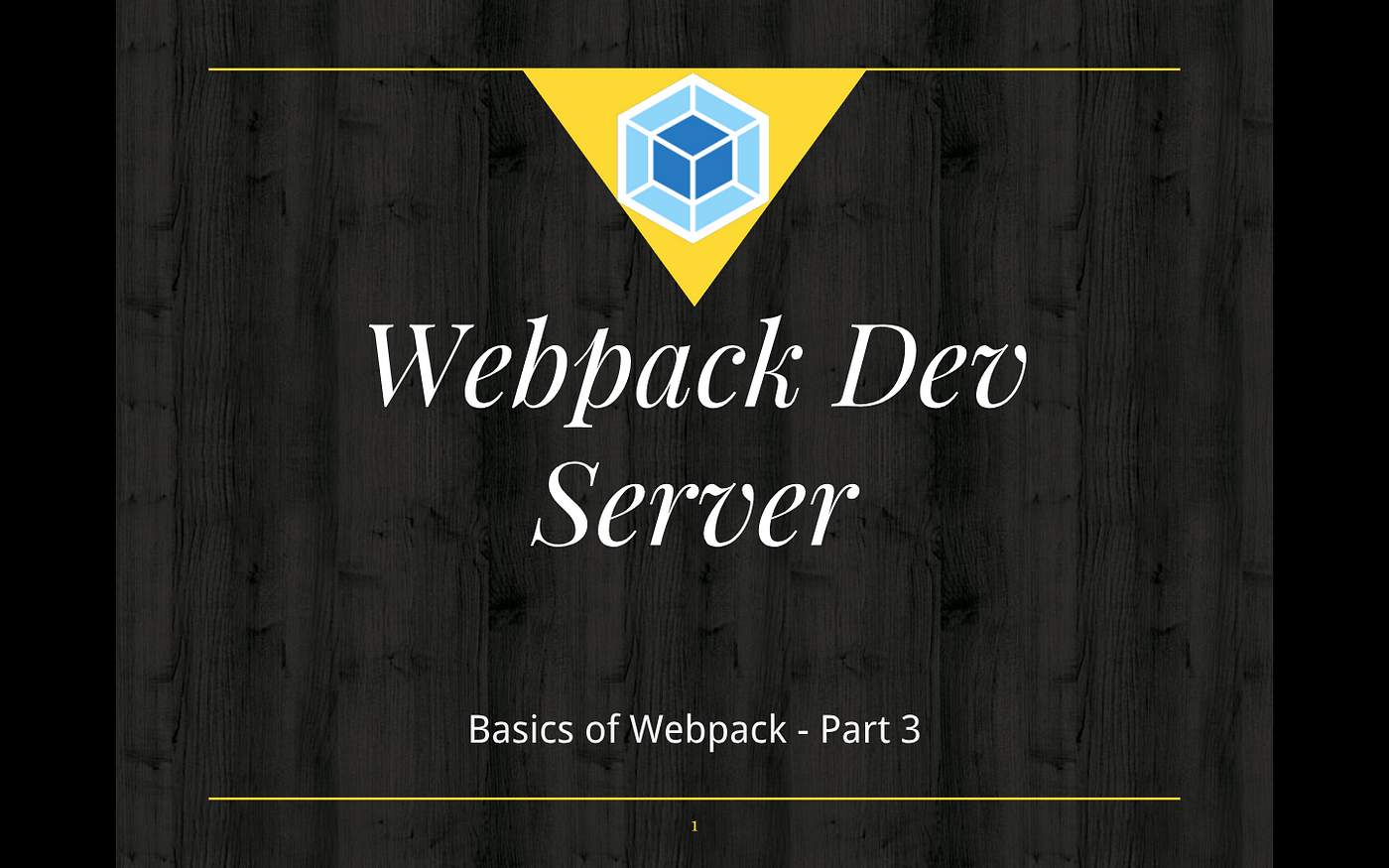 Webpack Dev Server