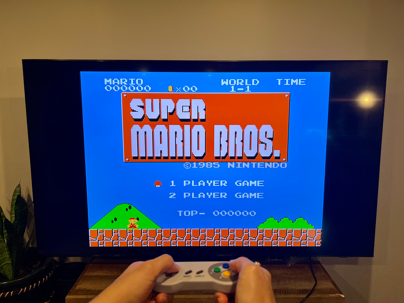 How do I play the 90s Super Mario game?
