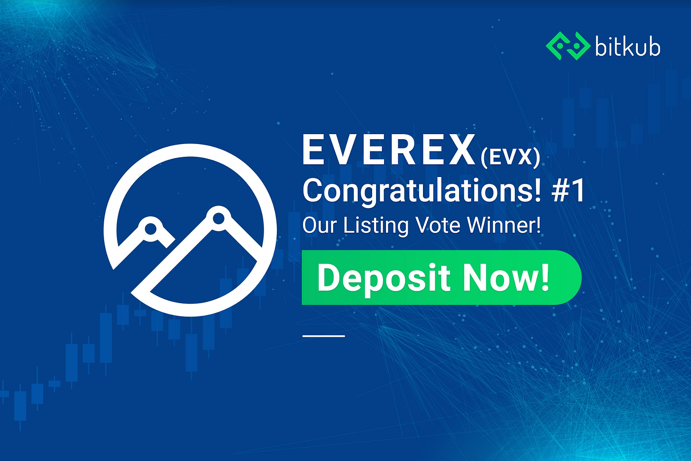 Everex (EVX) ผู้ชนะผลโหวตอันดับ #1 พร้อมฝากและลิสเหรียญแล้วใน Bitkub.com |  by bitkub.com | Bitkub.com | Medium