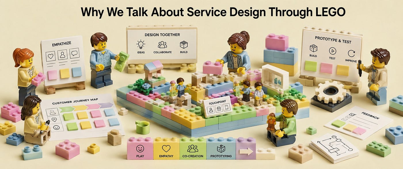 Why We Talk About Service Design Through LEGO