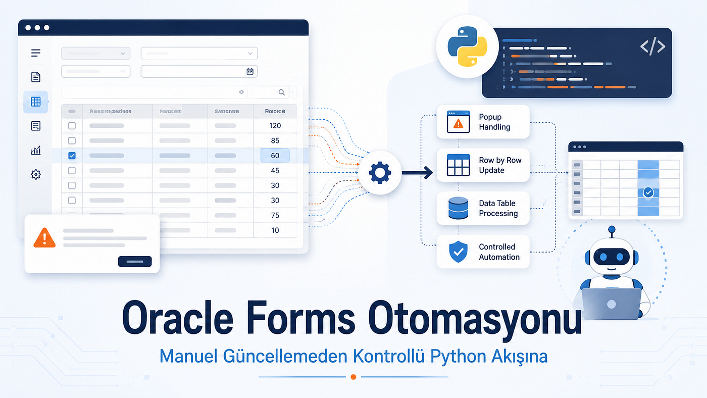 Oracle Forms Üzerinde Manuel Miktar Güncelleme Sürecini Python ile Otomatikleştirmek