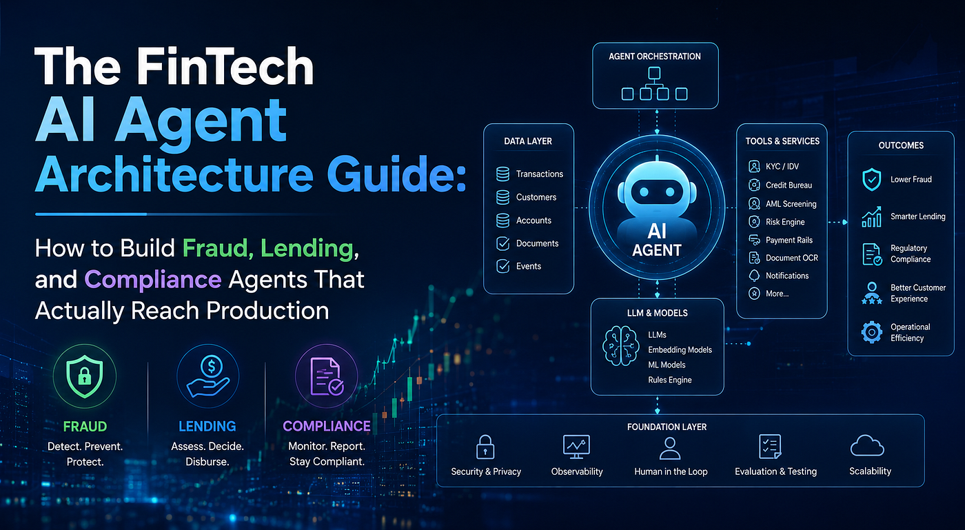 The FinTech AI Agent Architecture Guide: How to Build Fraud, Lending, and Compliance Agents That…