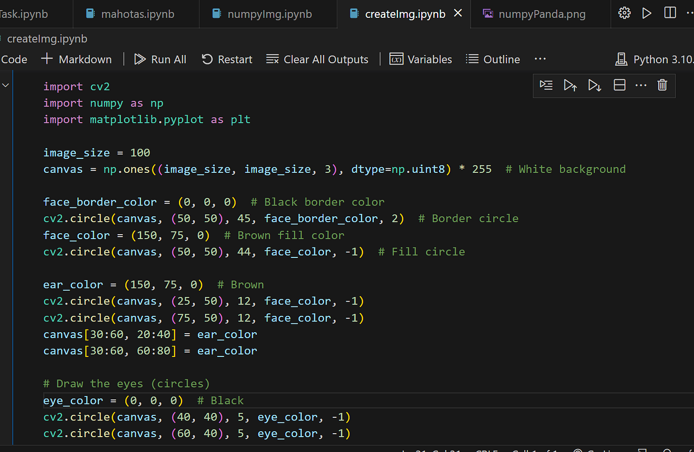 How To Draw A Face In Python