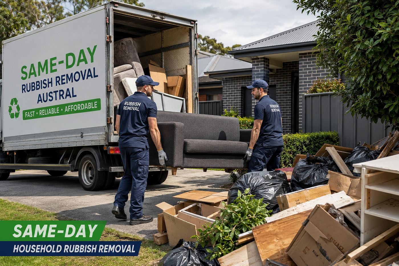Same-Day Household Rubbish Removal in Austral: How It Works