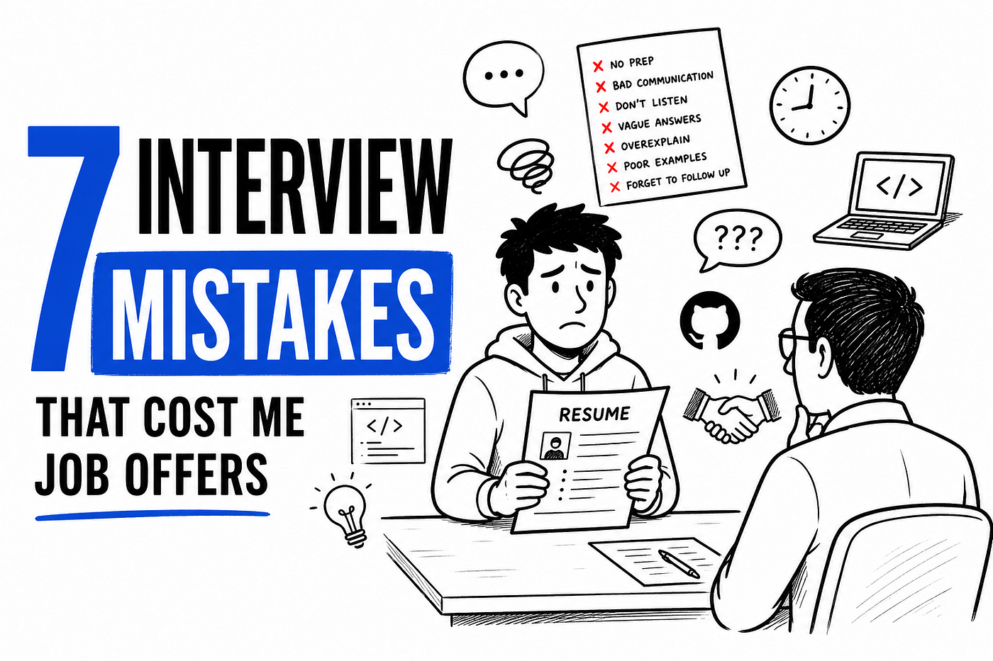 The 7 Interview Mistakes That Cost Me Job Offers.