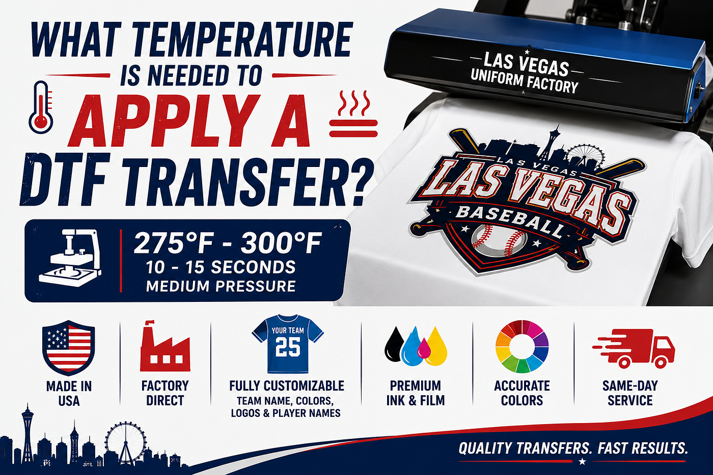 What Temperature Is Needed to Apply a DTF Transfer?