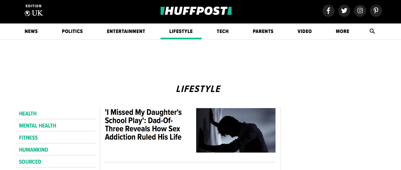 Huffington Post UK Lifestyle. The Huffington Post was founded in 2005… | by  Emma Egan | Medium