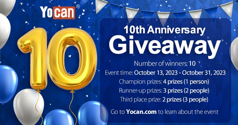 Who is the Winner of Yocan's 10th Anniversary Giveaway? - Yocan Vaping Forum