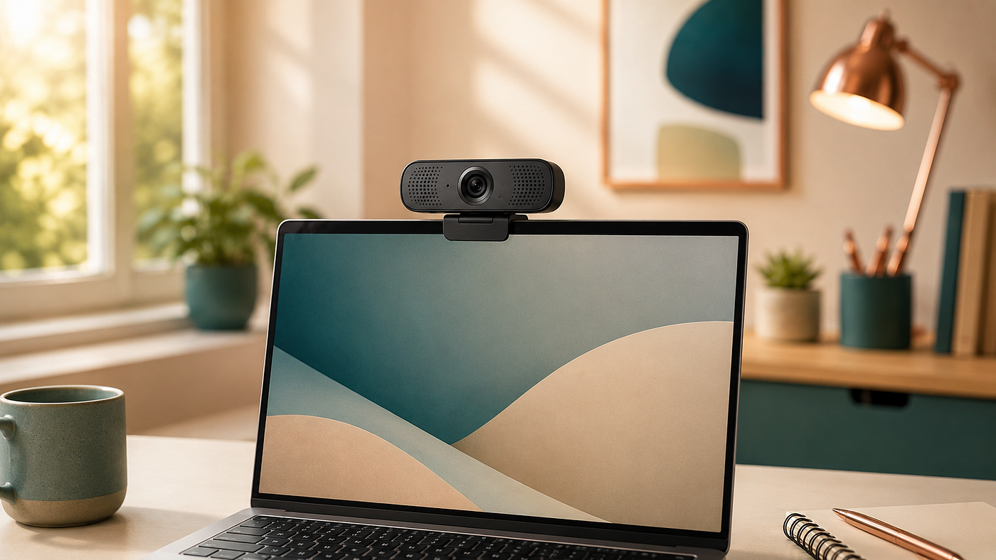 Mit der Logitech Brio 500 auch bei schlechtem Licht überzeugend wirken