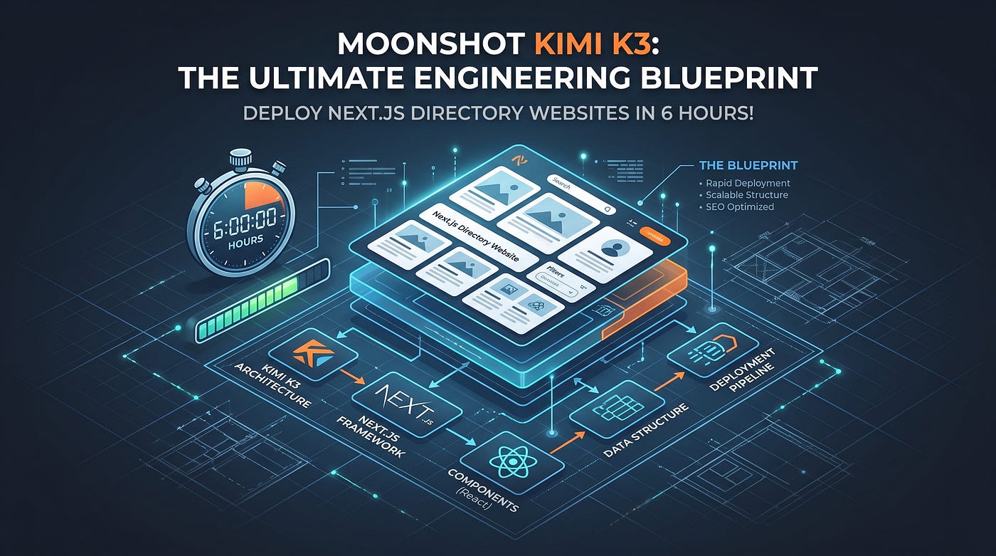 Moonshot Kimi K3 AI Architecture: The Ultimate Blueprint for Rapid Web Development