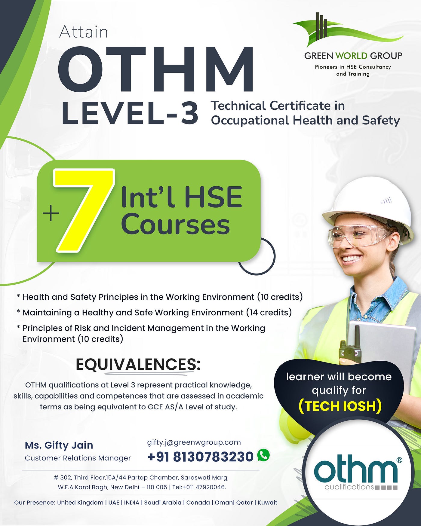 OTHM Level 3 in Occupational Health and Safety