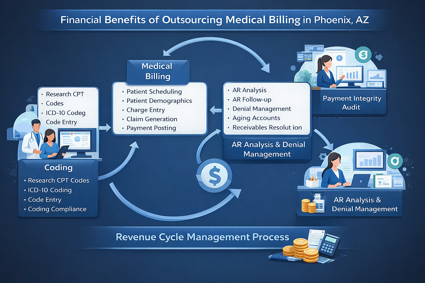 The Financial Benefits of Outsourcing Medical Billing in Phoenix, AZ