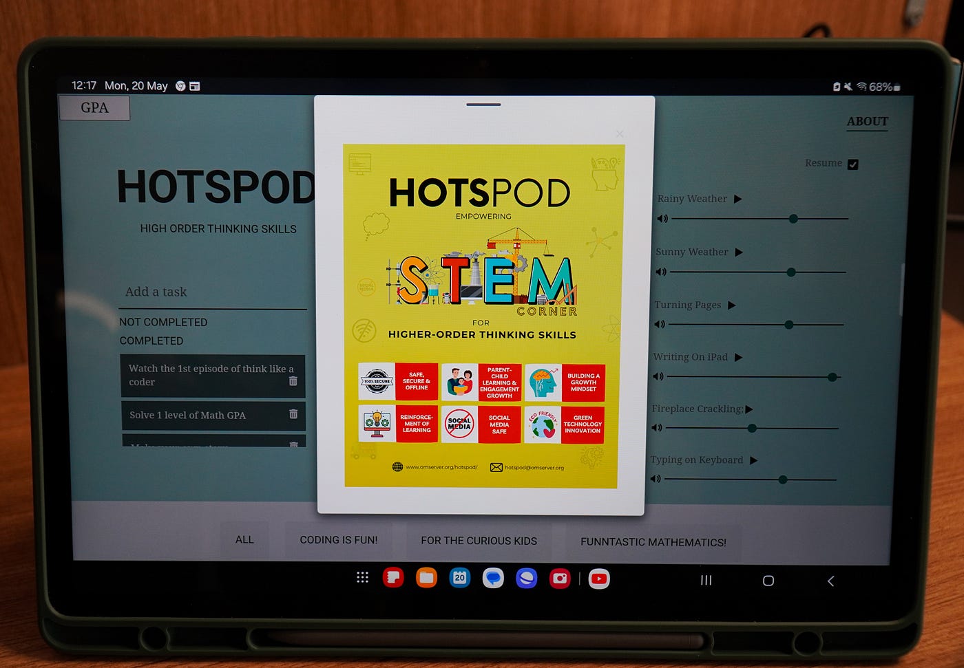 The motivation behind curating HOTSPOD