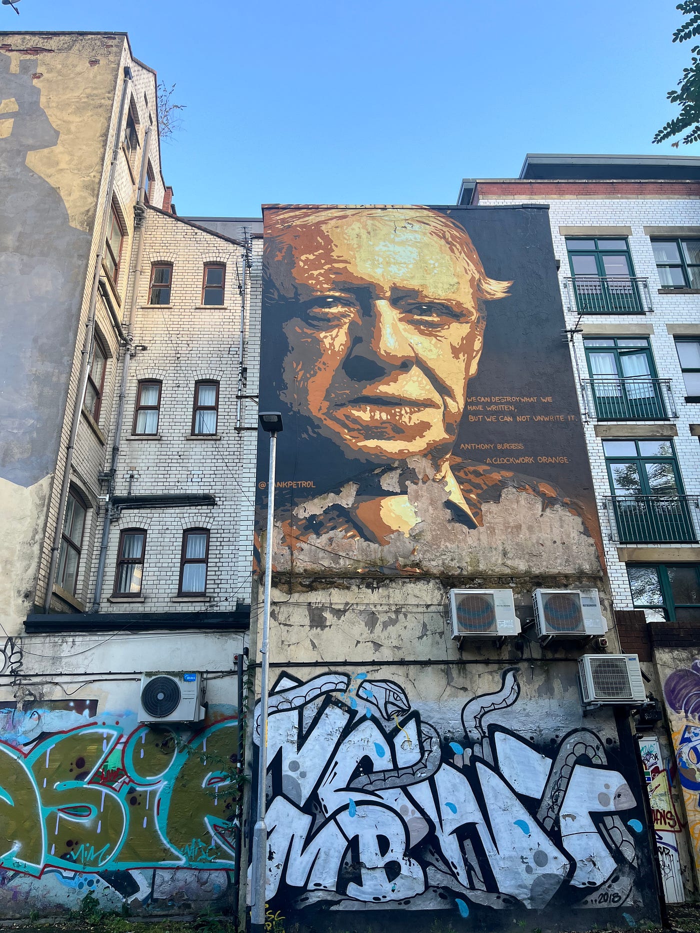 TankPetrol’s depiction of Manchester’s own Anthony Burgess.