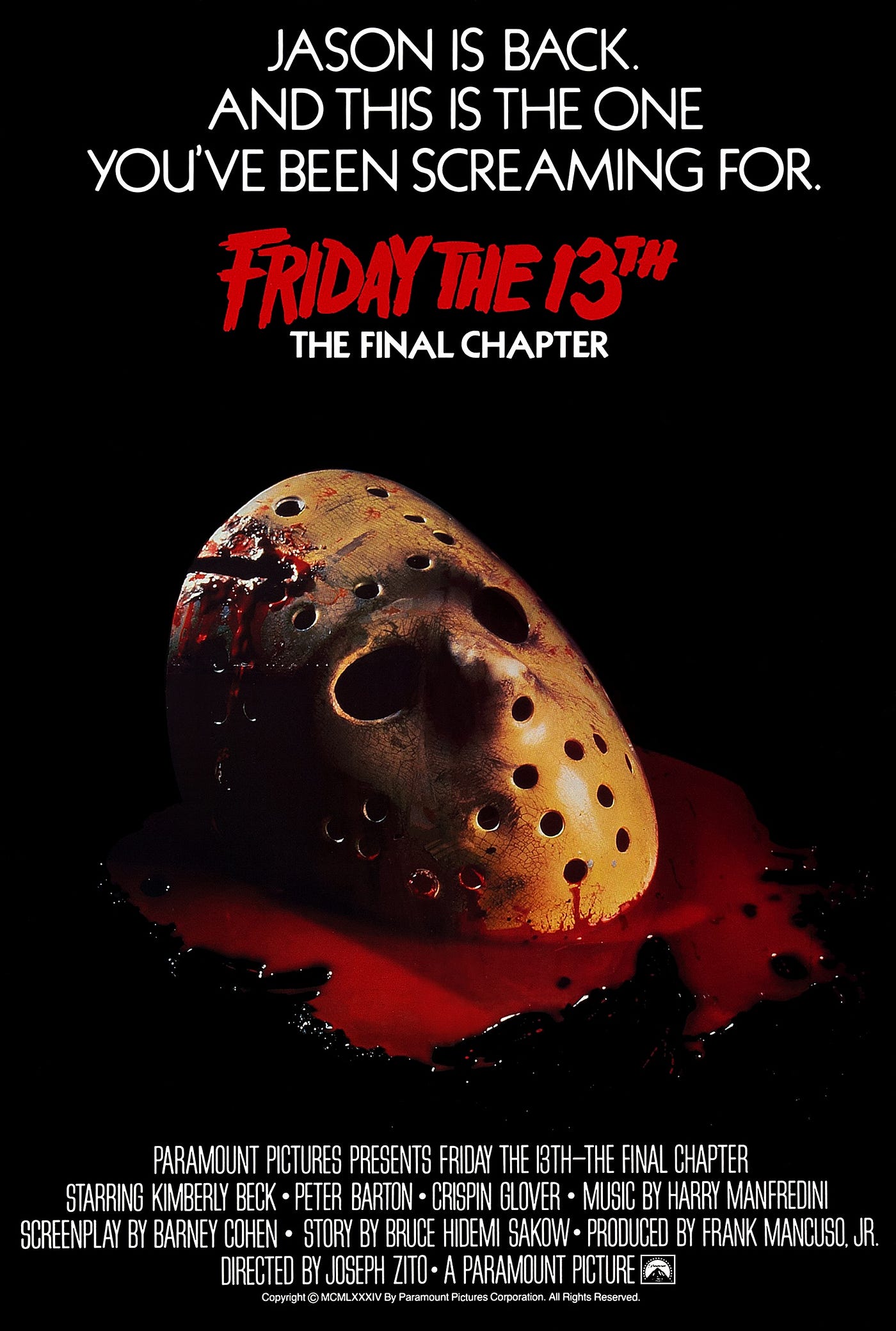 Friday The 13th The Final Chapter (1984) Review First Final Chapter