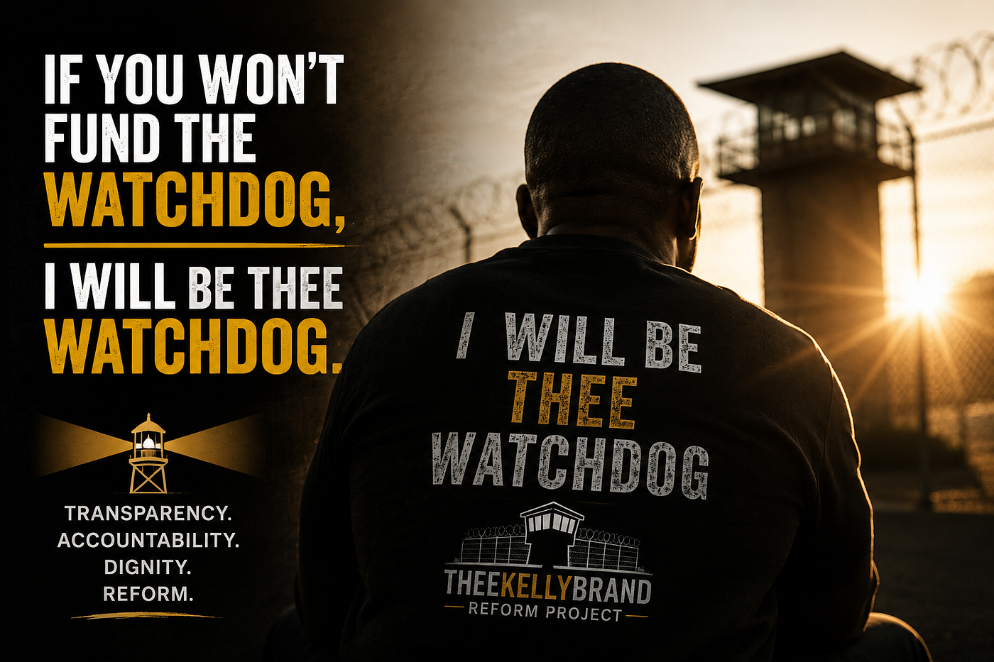 IF YOU WON’T FUND THE WATCHDOG, I WILL BE THE WATCHDOG