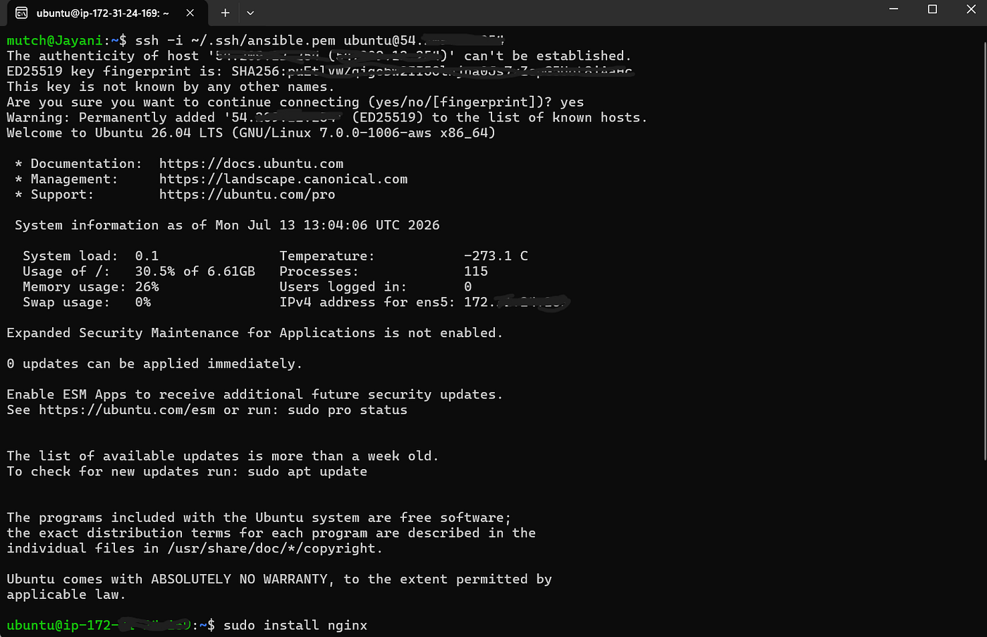 Hosting Your First Website on AWS EC2 Using Nginx