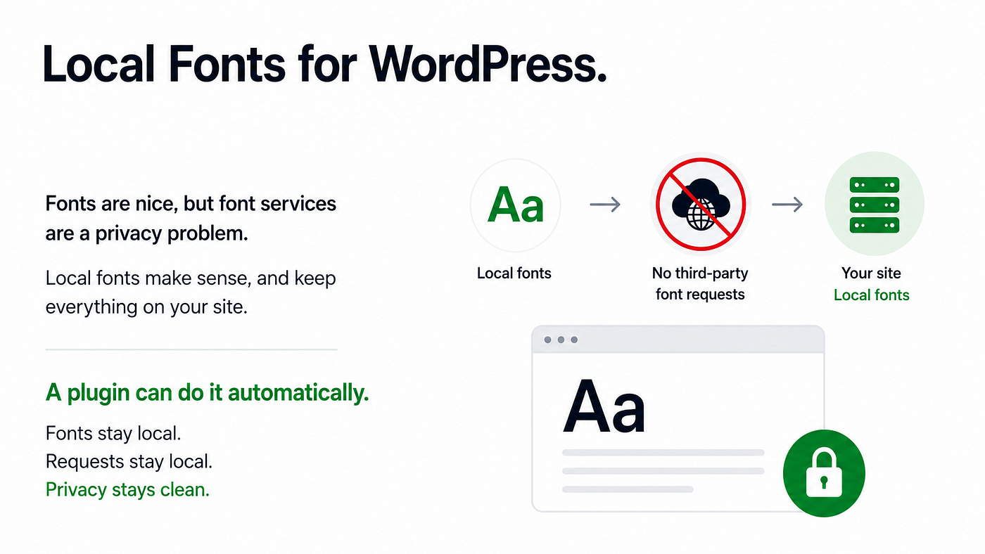 Local Fonts for WordPress