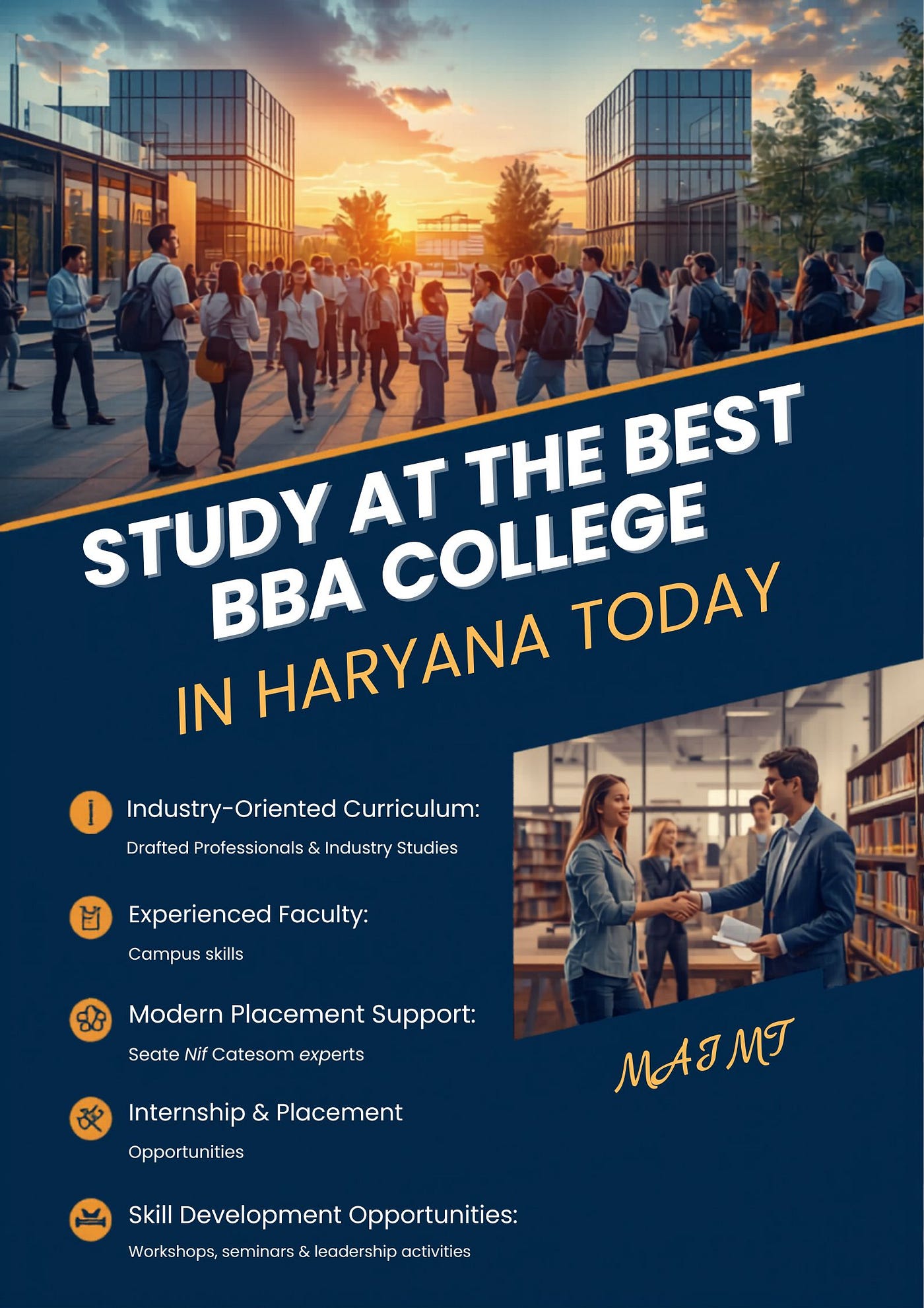 Study at the Best BBA College in Haryana Today