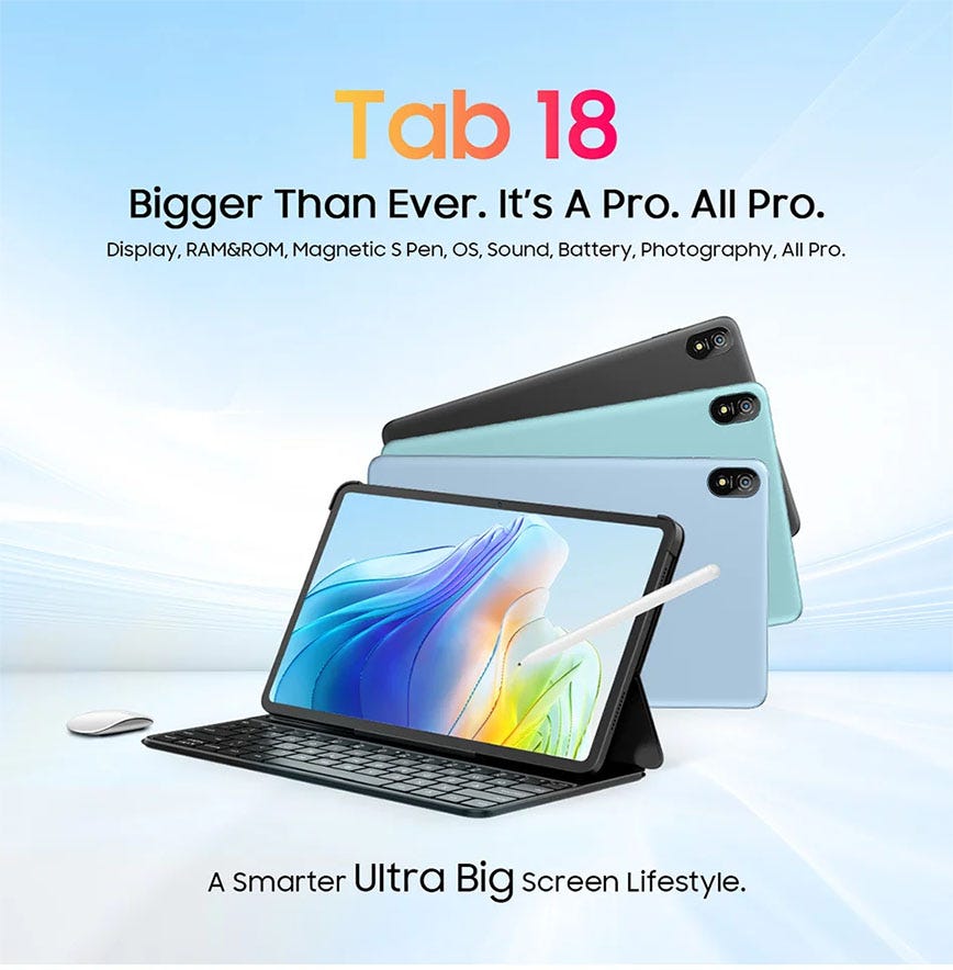 Blackview Tab 18: The Best Budget Ultimate Entertainment Tablet of 2023, by OSCAL Tech