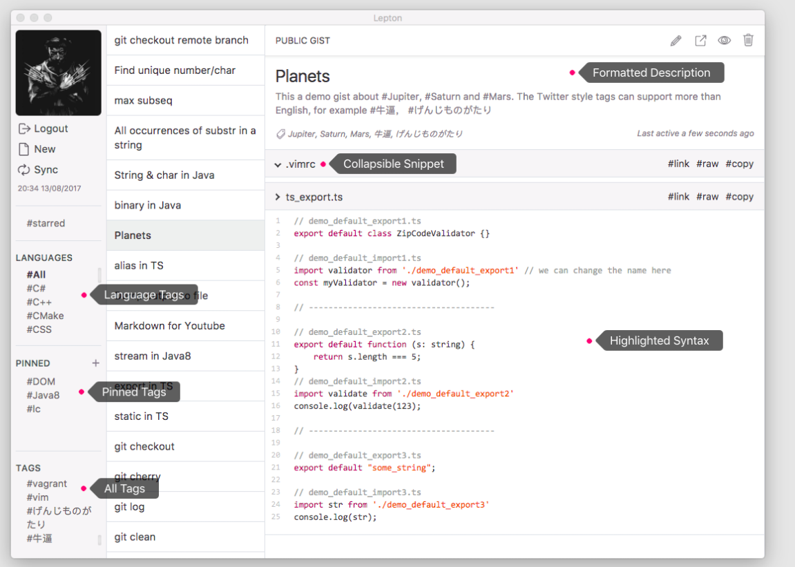 Notes on GitHub Gist. There are some code snippets I always… | by Da  (Derek) Kuang | Medium