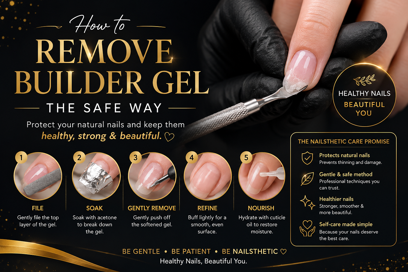 How to Remove Builder Gel Without Damaging Your Natural Nails